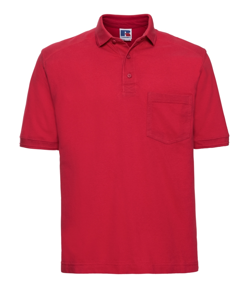 Russell Heavy Duty Piqué Polo Shirt