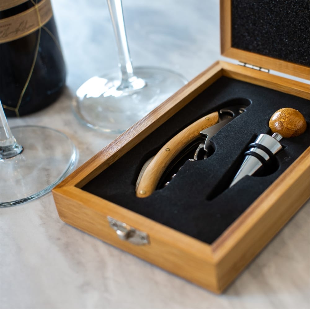 Branded Wine Cork Gift Set