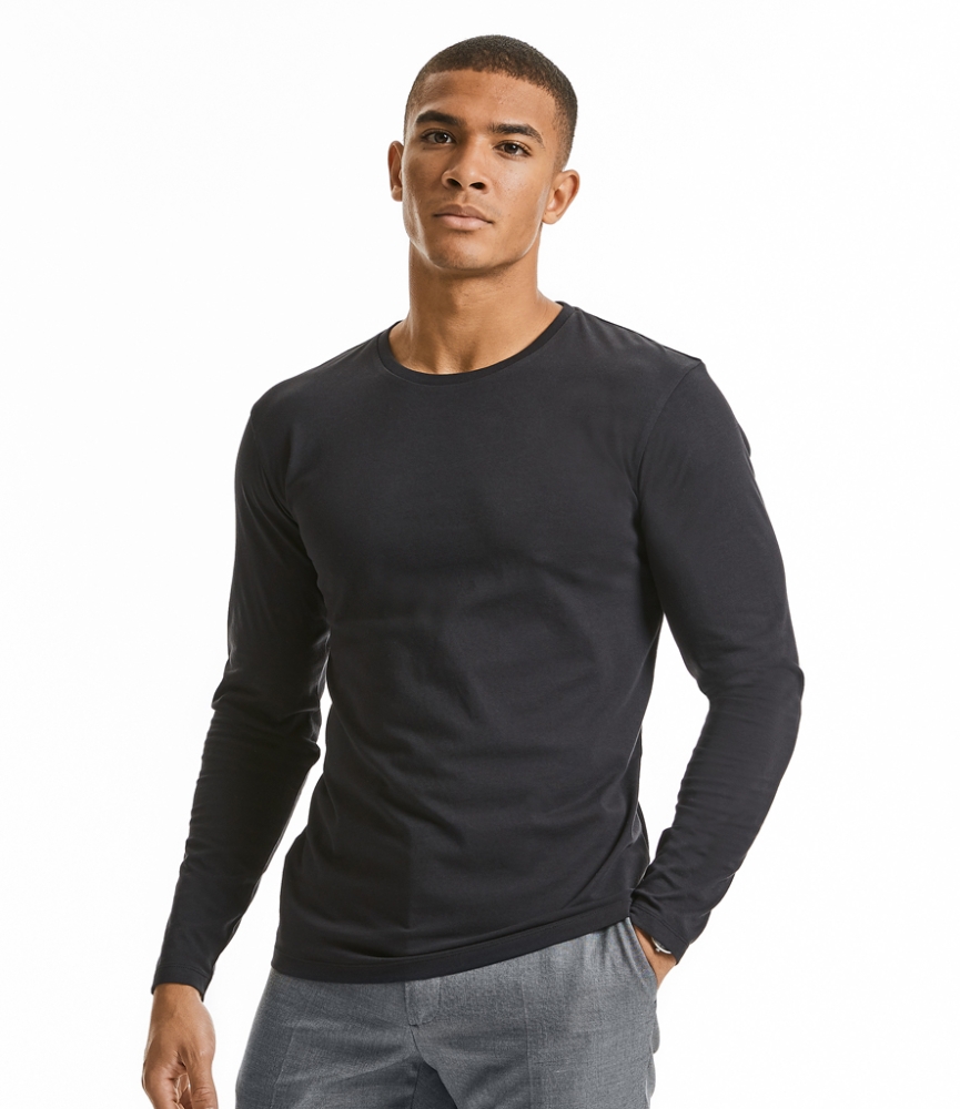 Russell Pure Organic Long Sleeve T-Shirt