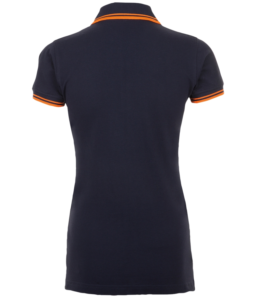 SOL'S Ladies Pasadena Tipped Cotton Piqué Polo Shirt