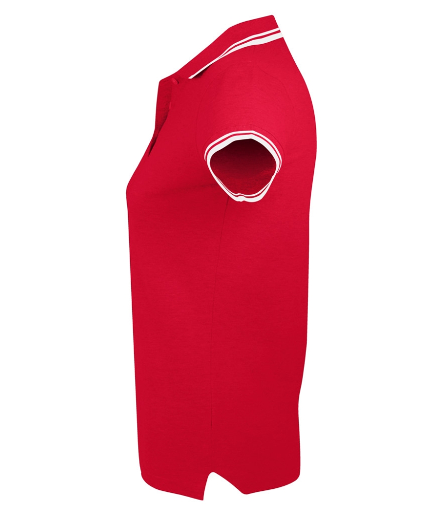 SOL'S Ladies Pasadena Tipped Cotton Piqué Polo Shirt