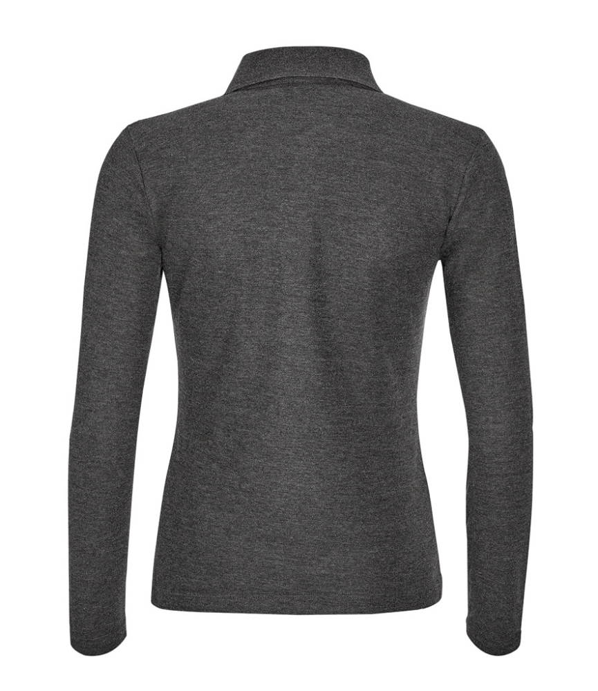 SOL'S Ladies Podium Long Sleeve Cotton Piqué Polo Shirt