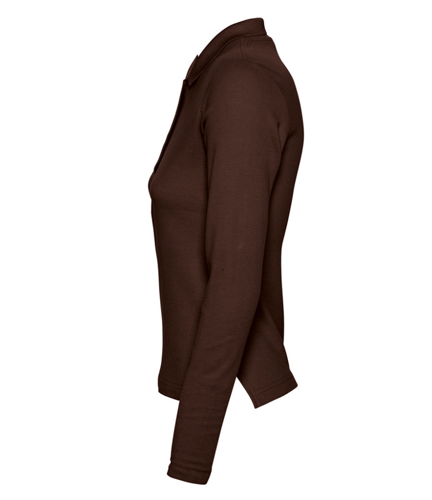 SOL'S Ladies Podium Long Sleeve Cotton Piqué Polo Shirt