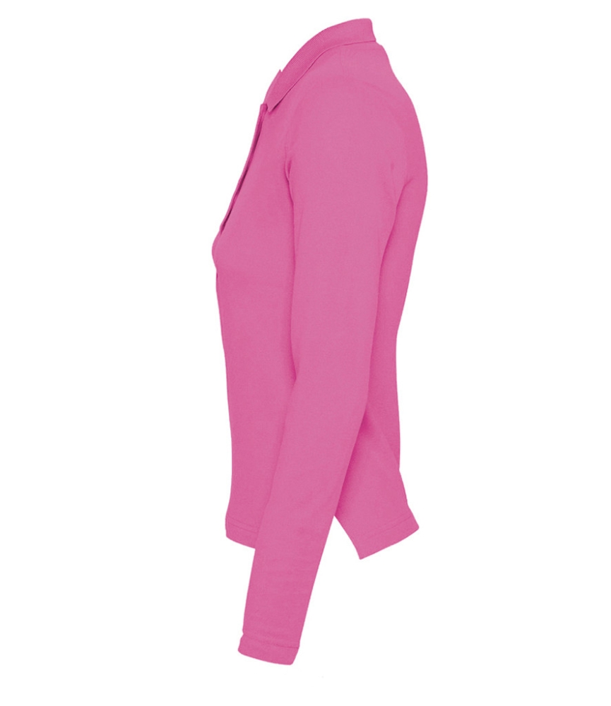 SOL'S Ladies Podium Long Sleeve Cotton Piqué Polo Shirt