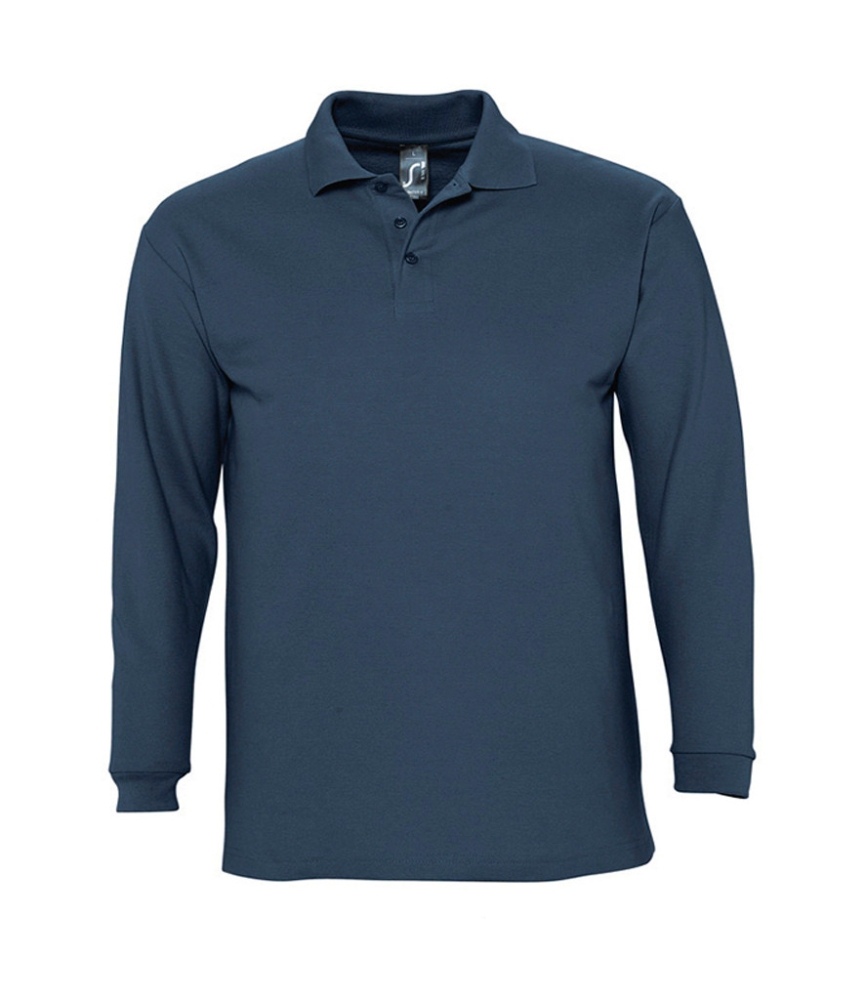 SOL'S Winter II Long Sleeve Cotton Piqué Polo Shirt