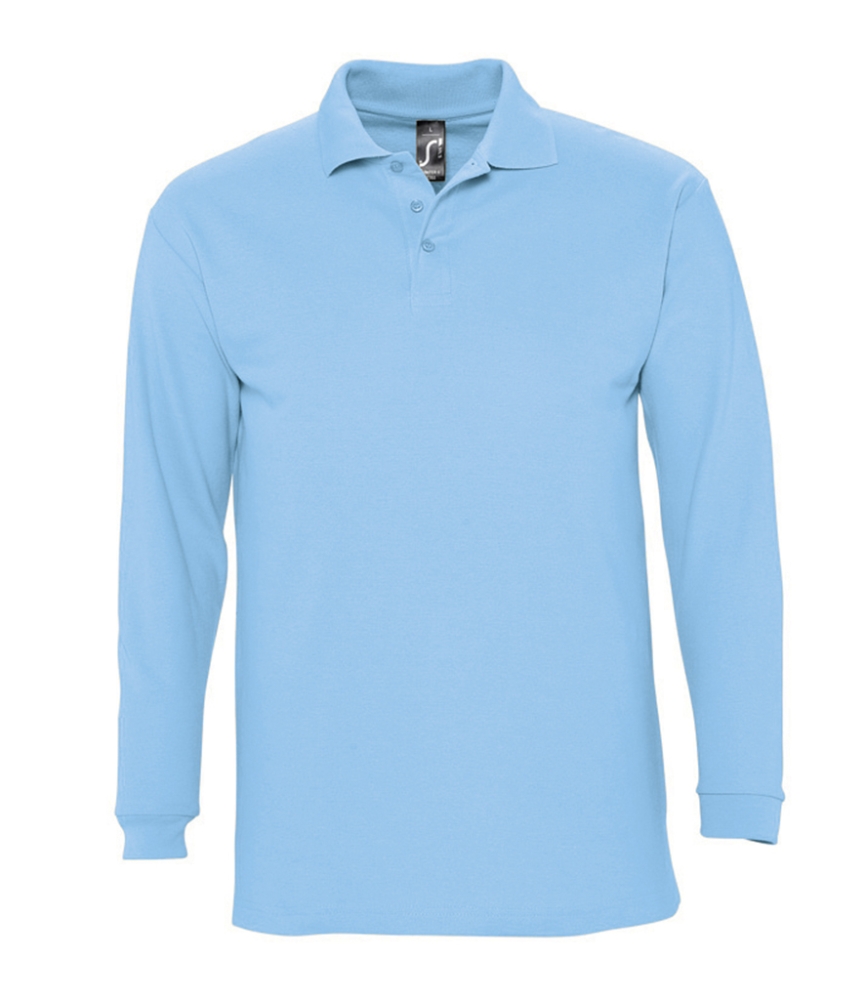 SOL'S Winter II Long Sleeve Cotton Piqué Polo Shirt