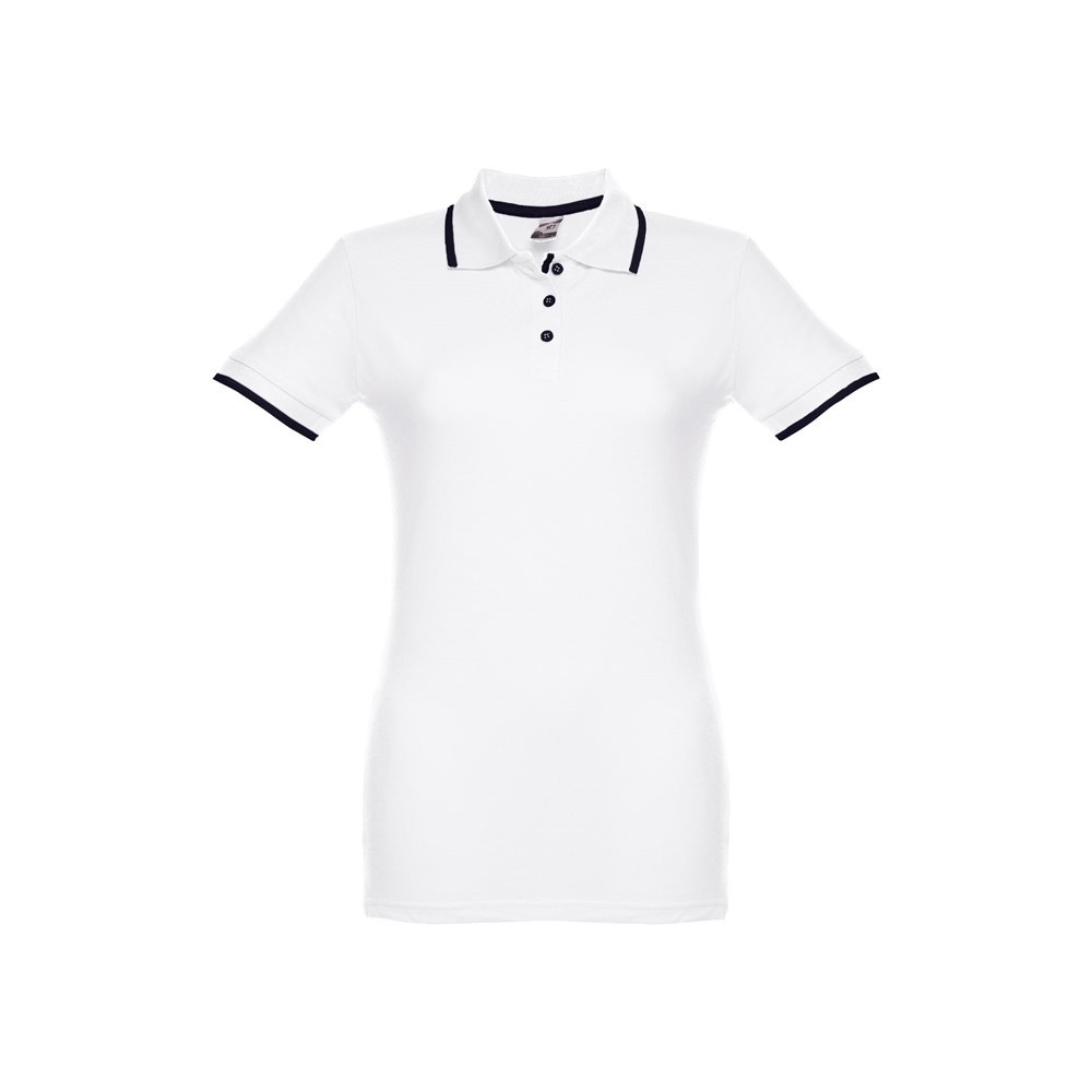 THC ROME WOMEN WH. Women's slim fit polo shirt