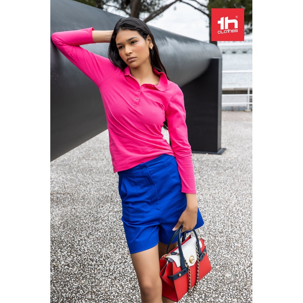 THC BERN WOMEN. Women's long sleeve polo shirt