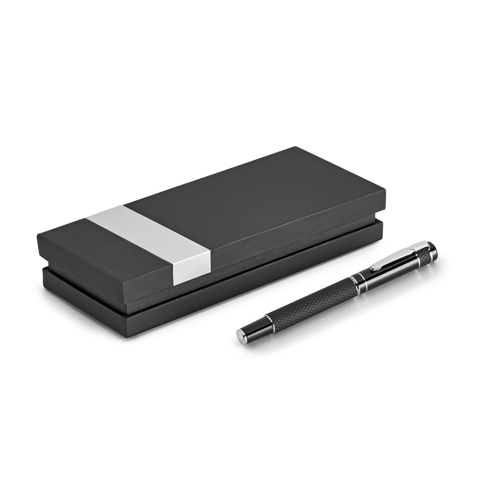 MOON. Roller in metal and imitation leather