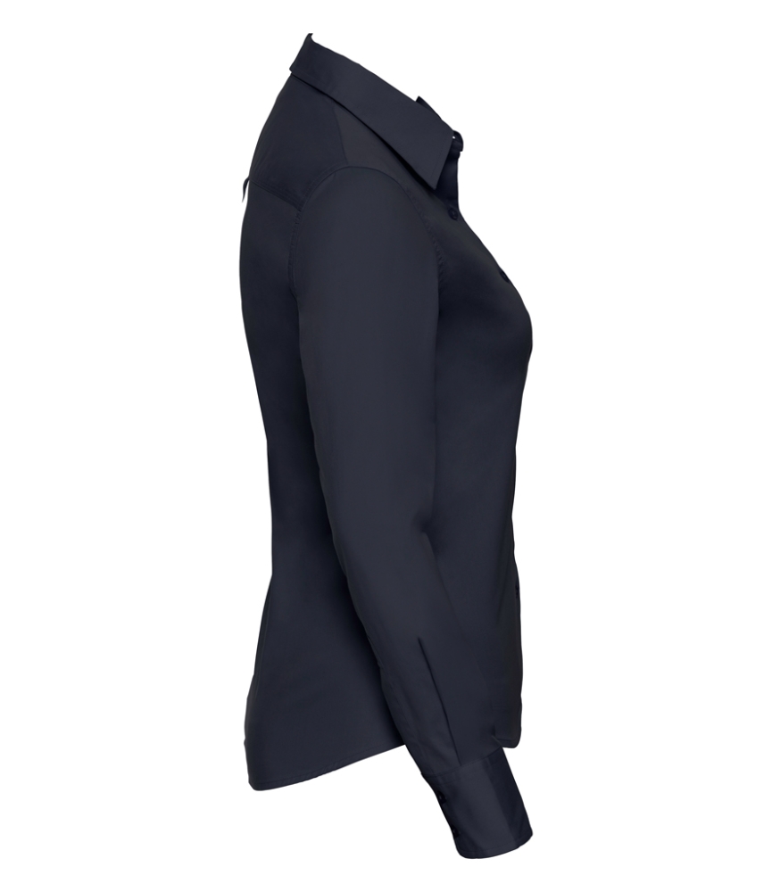 Russell Collection Ladies Long Sleeve Classic Twill Shirt