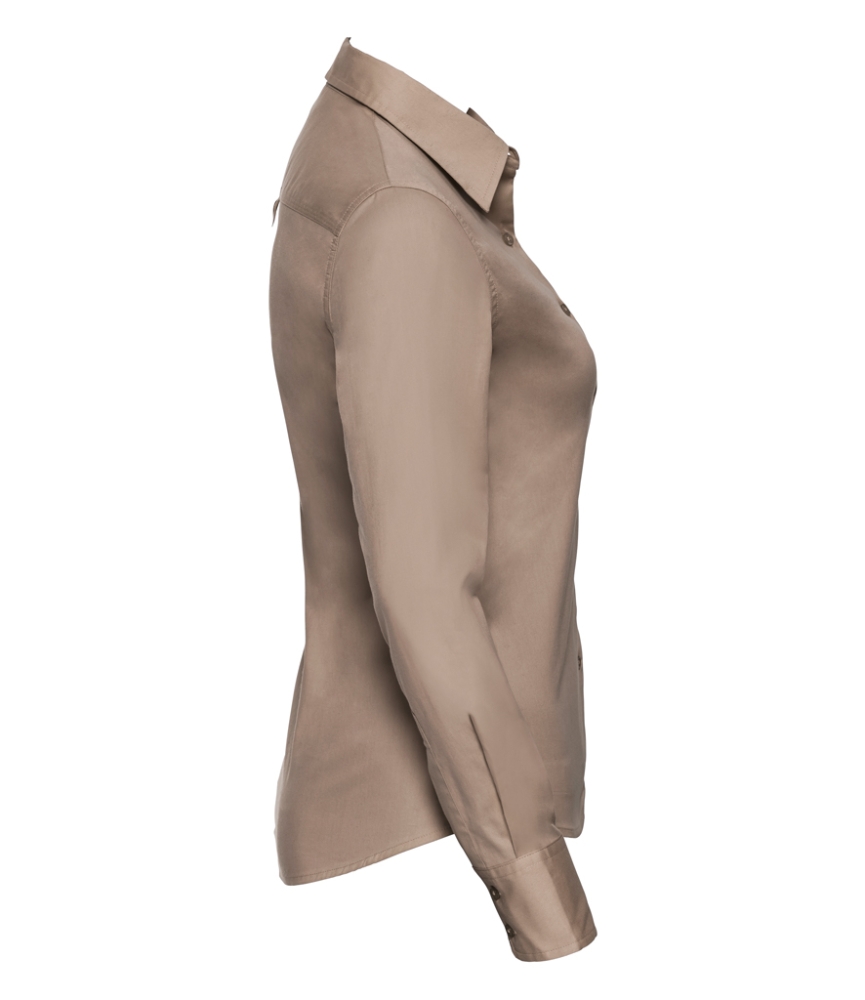 Russell Collection Ladies Long Sleeve Classic Twill Shirt
