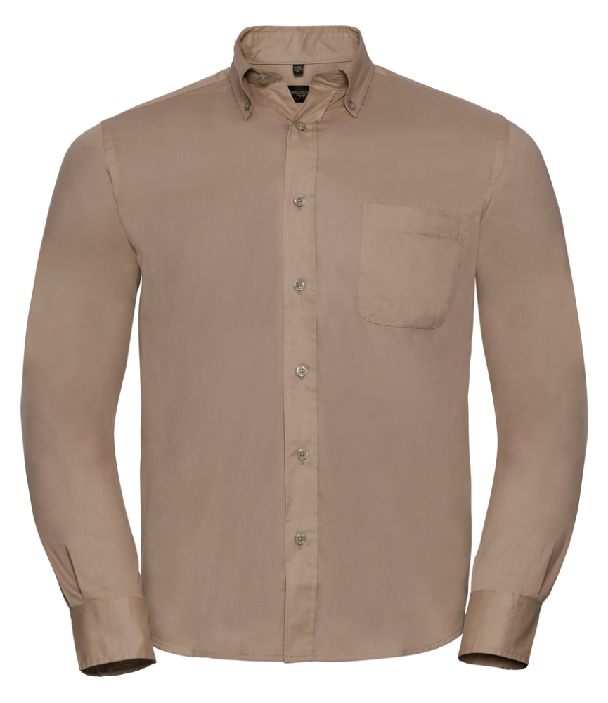Russell Collection Long Sleeve Classic Twill Shirt