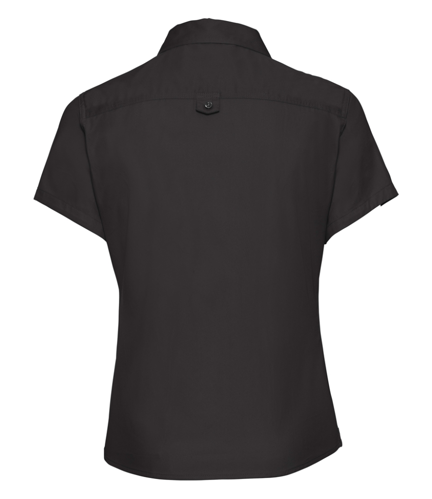 Russell Collection Ladies Short Sleeve Classic Twill Shirt