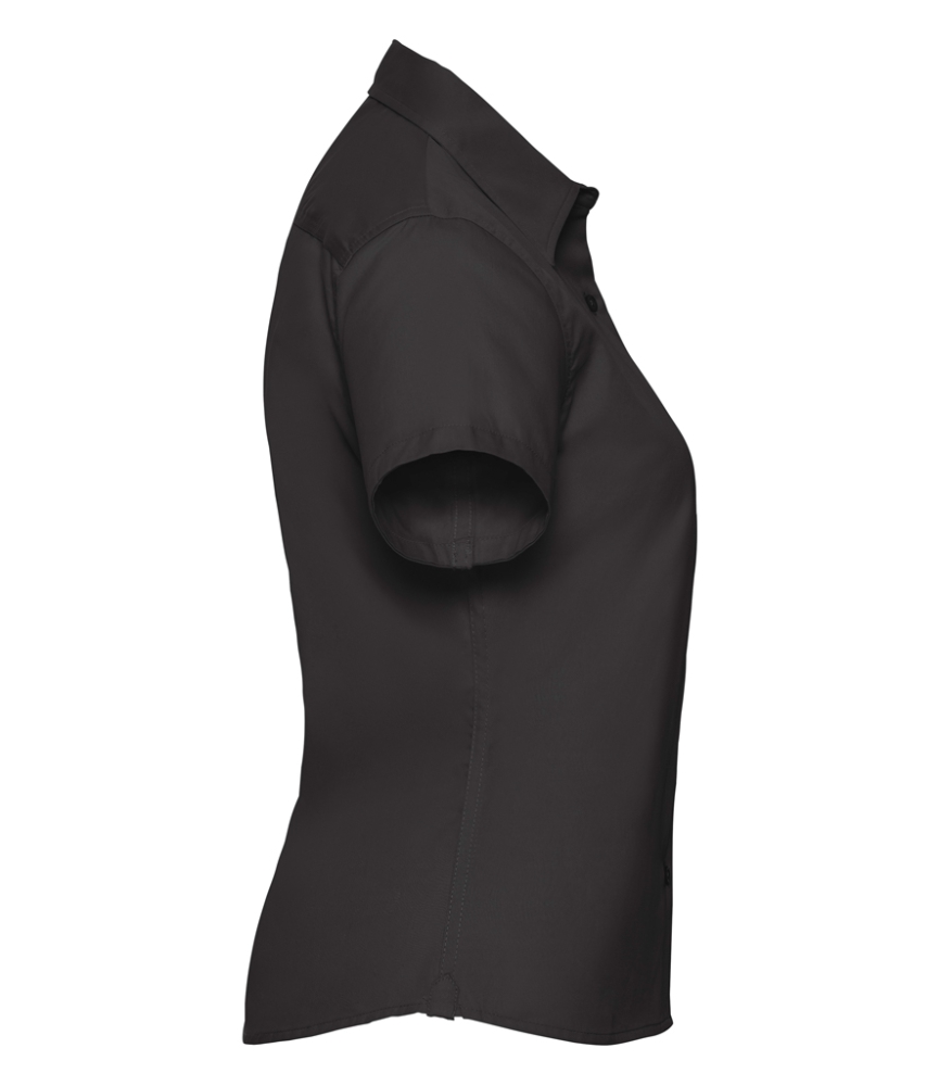 Russell Collection Ladies Short Sleeve Classic Twill Shirt