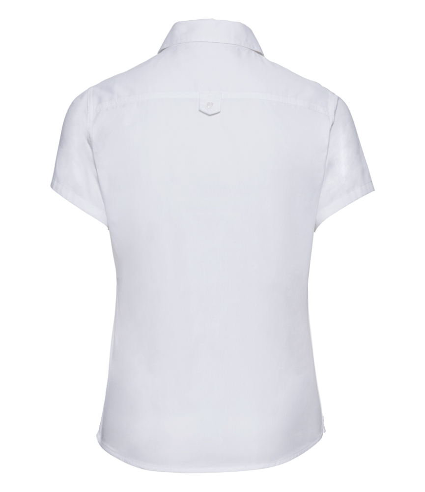 Russell Collection Ladies Short Sleeve Classic Twill Shirt