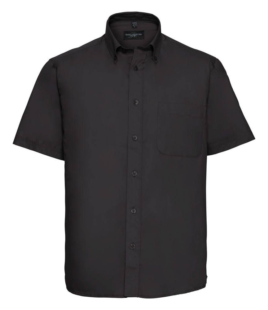 Russell Collection Short Sleeve Classic Twill Shirt