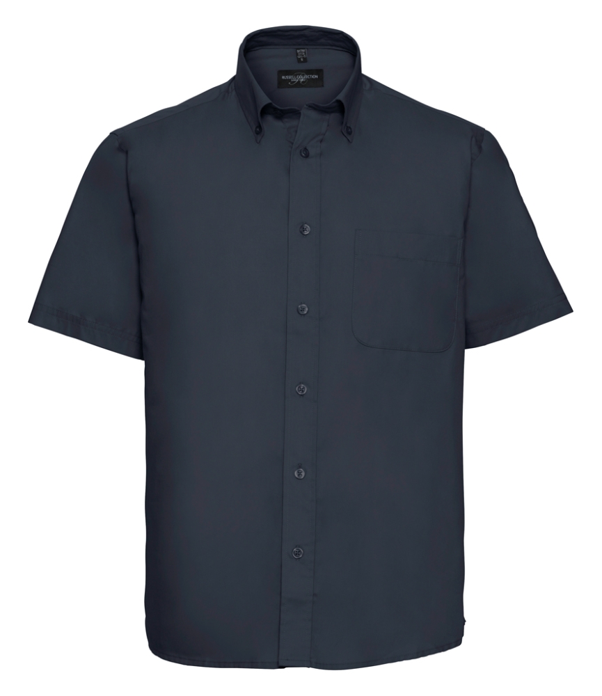 Russell Collection Short Sleeve Classic Twill Shirt