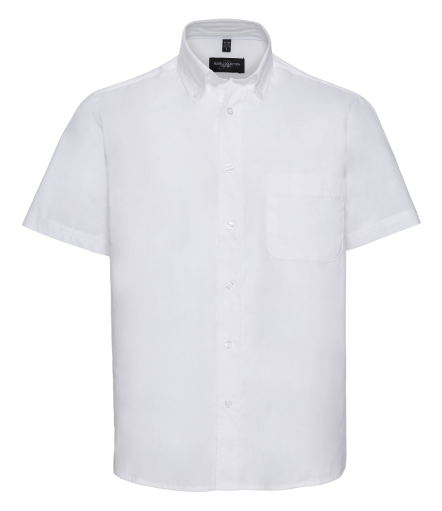 Russell Collection Short Sleeve Classic Twill Shirt