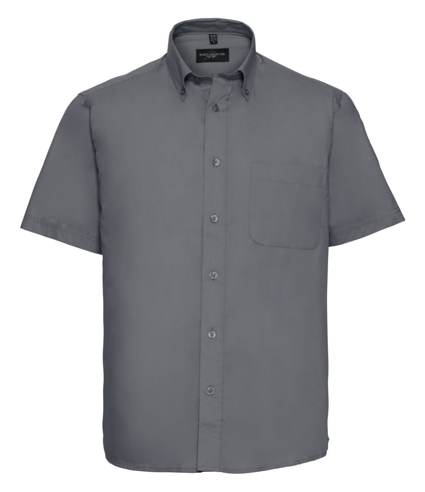 Russell Collection Short Sleeve Classic Twill Shirt