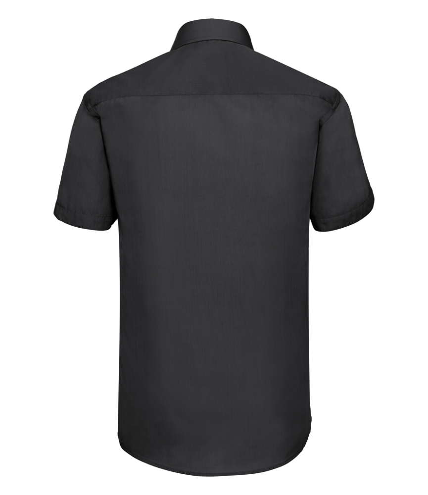 Russell Collection Short Sleeve Tailored Poplin Shirt