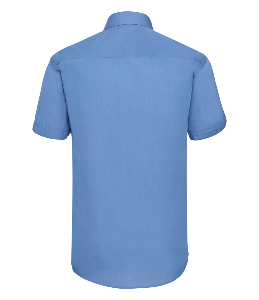Russell Collection Short Sleeve Tailored Poplin Shirt