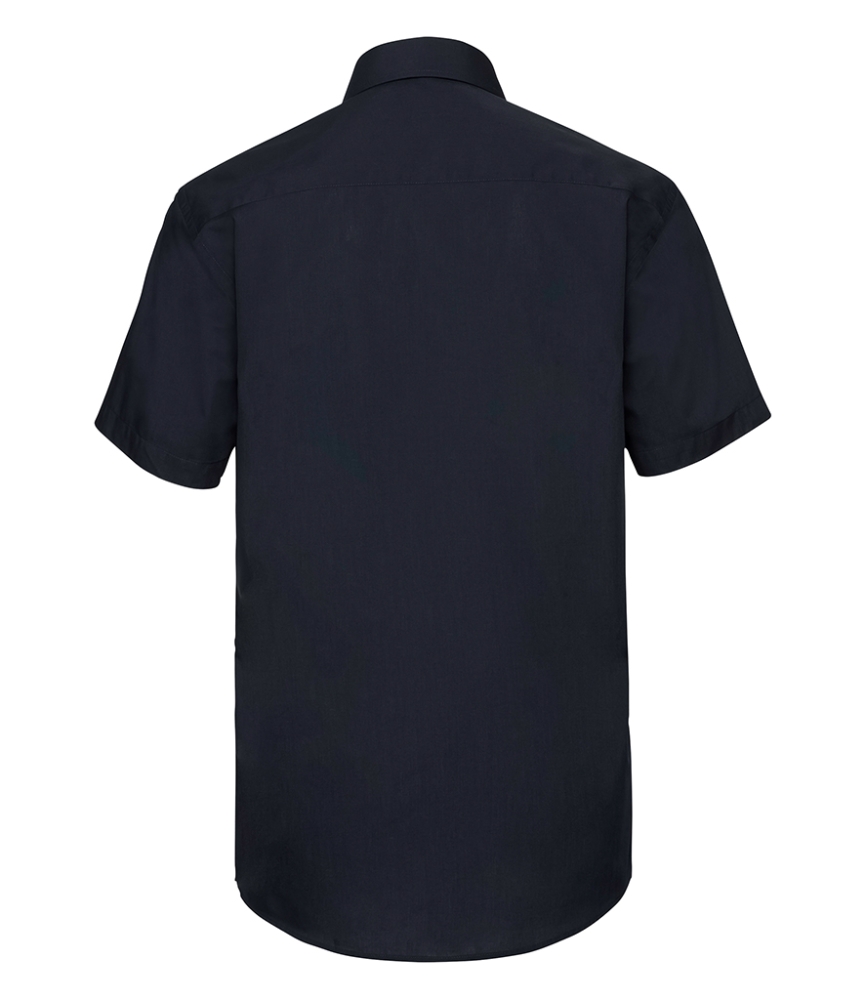 Russell Collection Short Sleeve Tailored Poplin Shirt