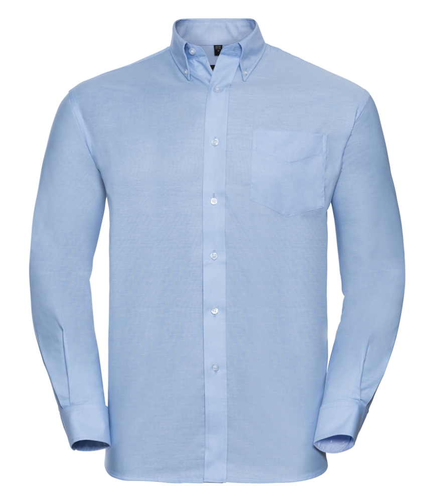 Russell Collection Long Sleeve Easy Care Oxford Shirt