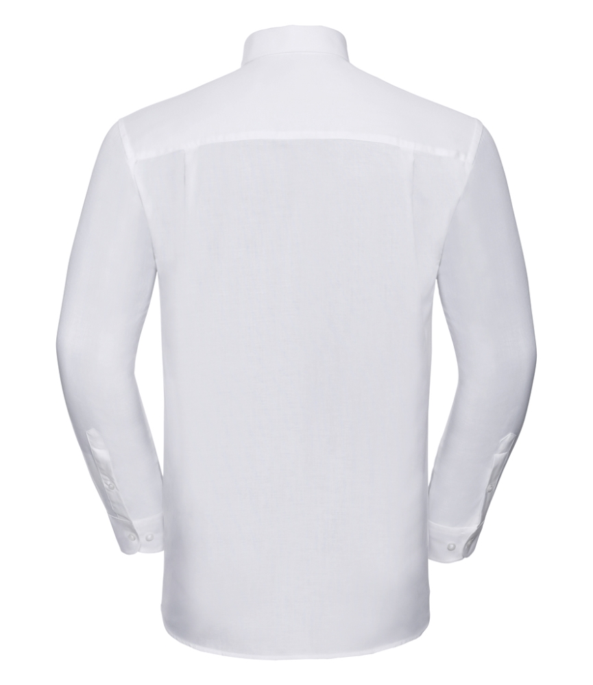 Russell Collection Long Sleeve Easy Care Oxford Shirt