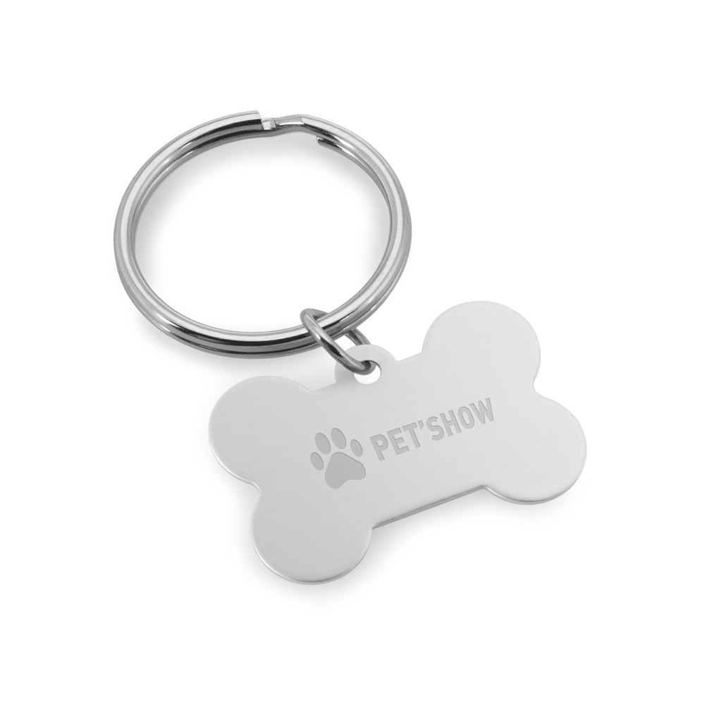 PAW. Aluminium keyring