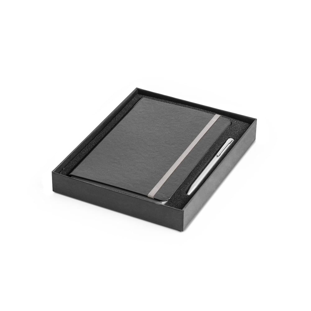 MORAES. Ball pen and A5 notepad set