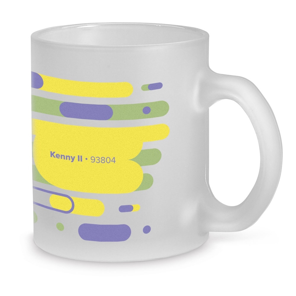 KENNY II. Glass mug 340 ml