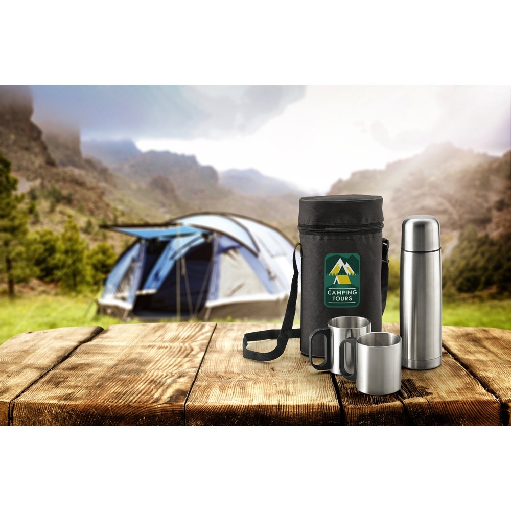 DURANT. Thermos and mugs set