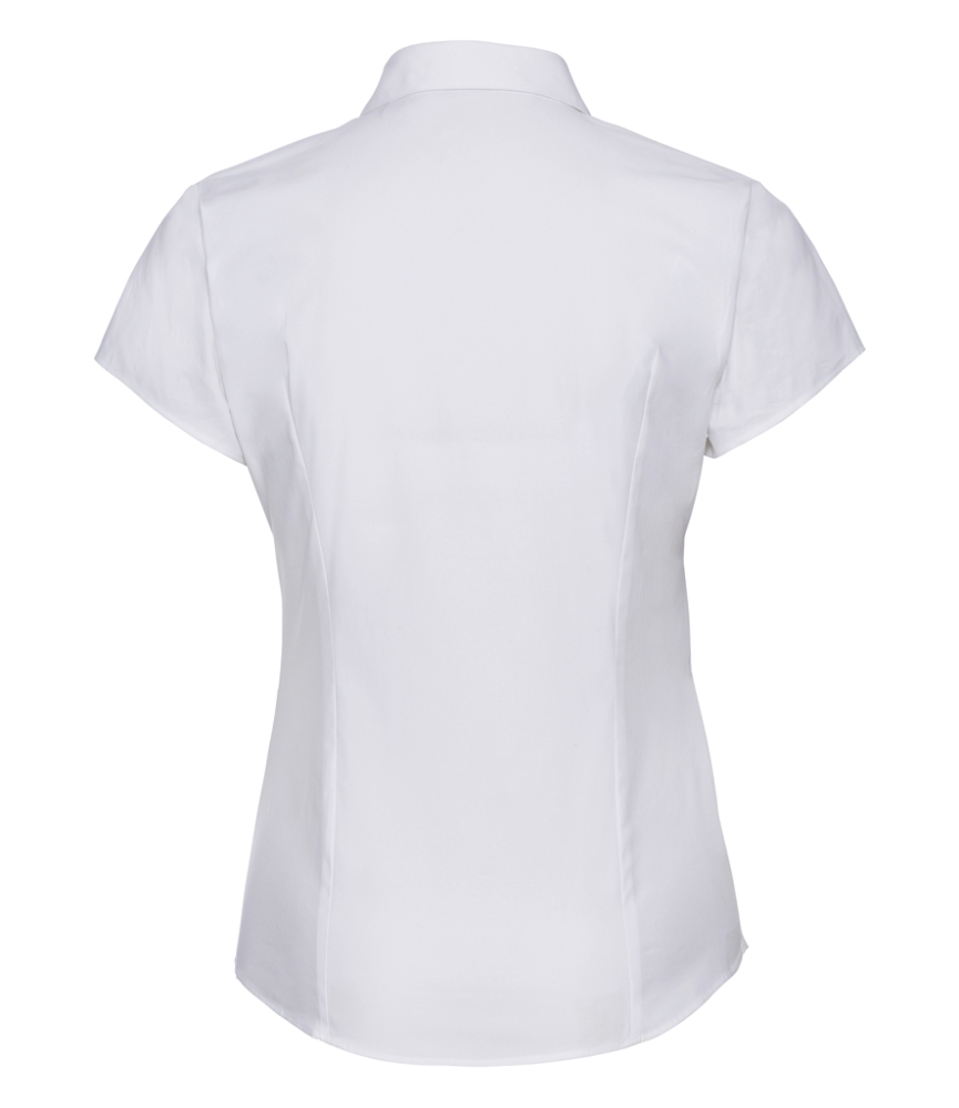 Russell Collection Ladies Short Sleeve Easy Care Fitted Shirt
