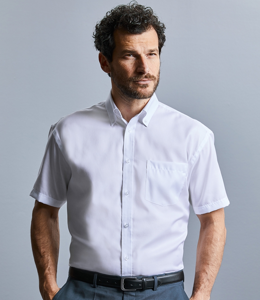 Russell Collection Short Sleeve Ultimate Non-Iron Shirt