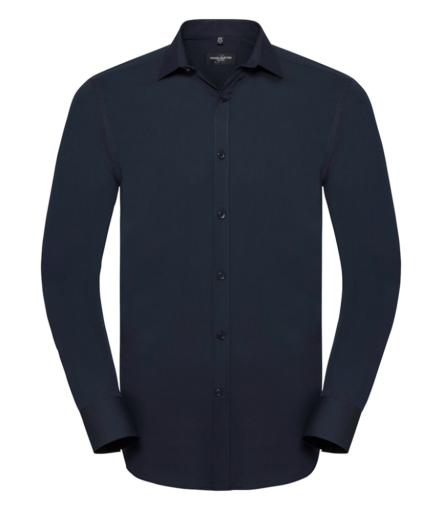 Russell Collection Long Sleeve Ultimate Stretch Shirt
