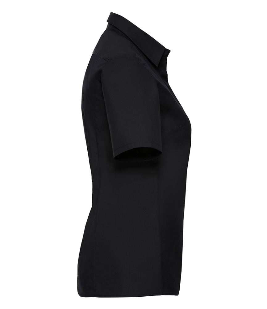 Russell Collection Ladies Short Sleeve Ultimate Stretch Shirt