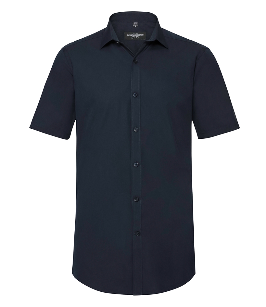 Russell Collection Ultimate Short Sleeve Stretch Shirt