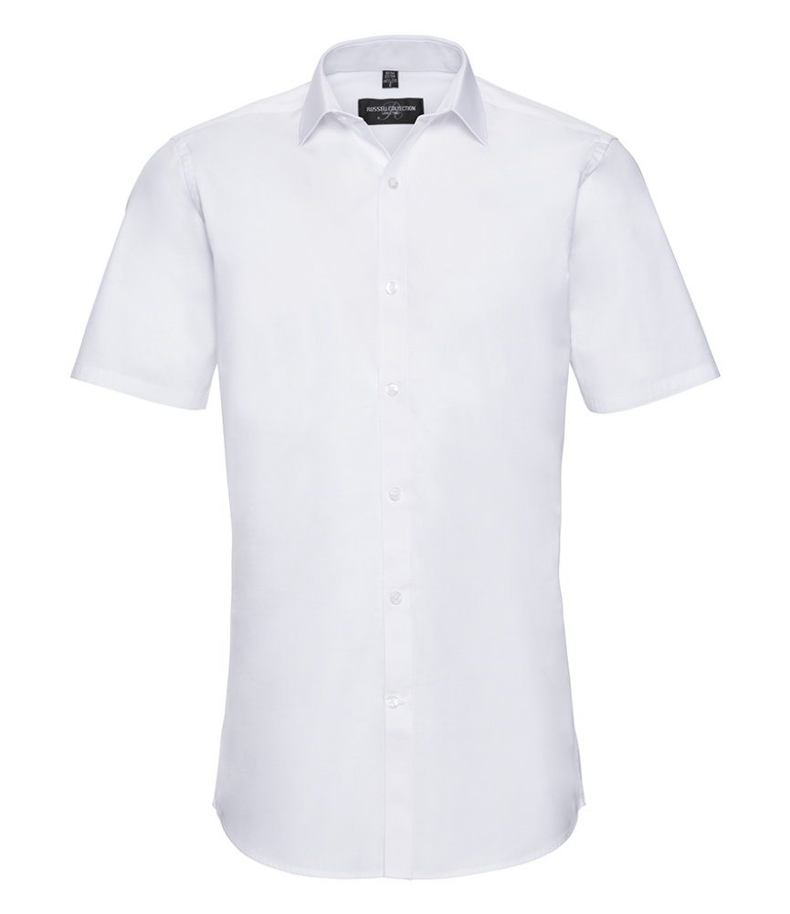 Russell Collection Ultimate Short Sleeve Stretch Shirt