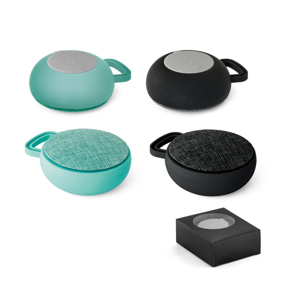 ECCLES. Portable speaker with microphone