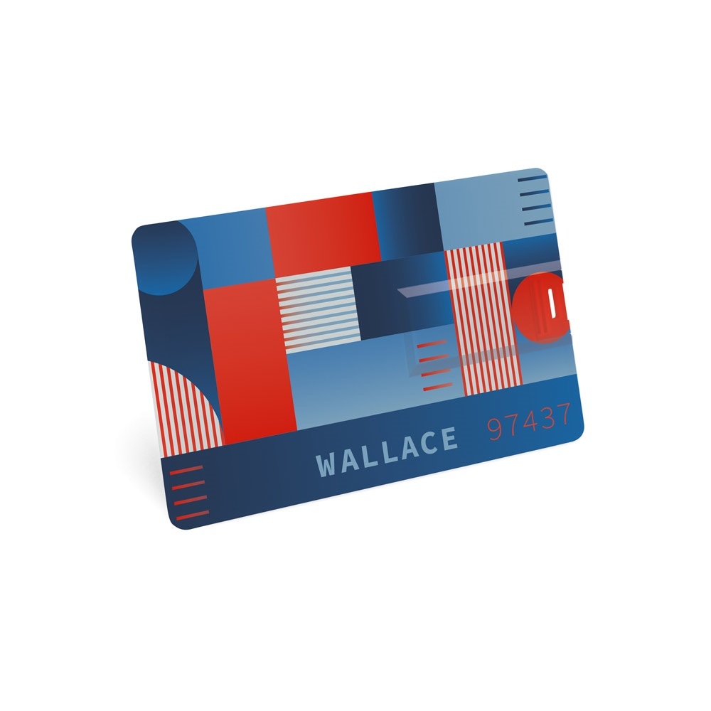 WALLACE 8GB. Pen Drive Card, UDP 8GB