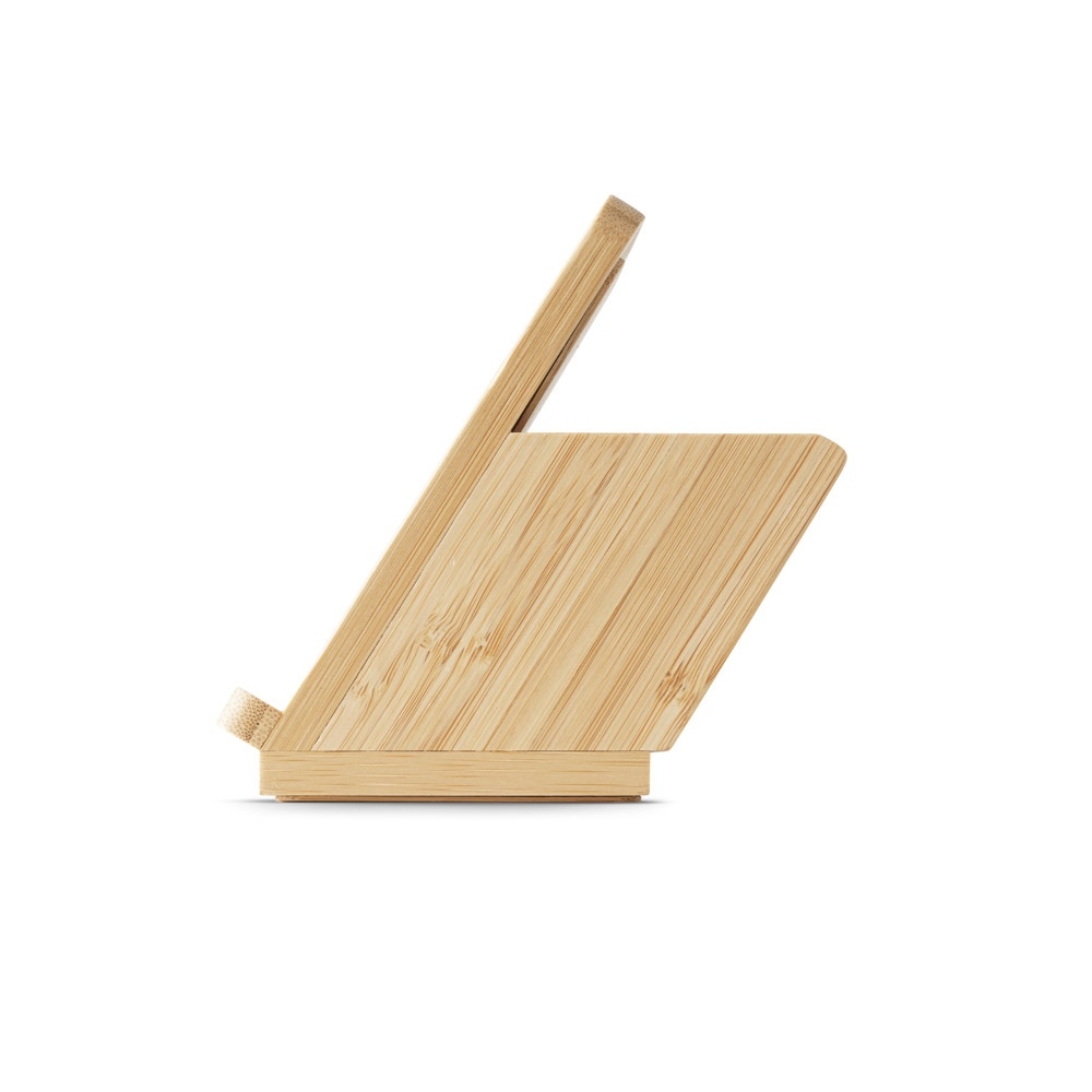LEAVITT. Wireless charger in bamboo