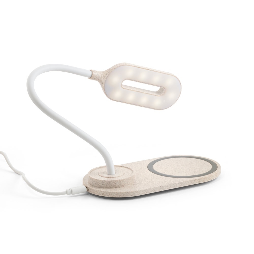 OZZEL. Table lamp with wireless charger (Fast, 10W)