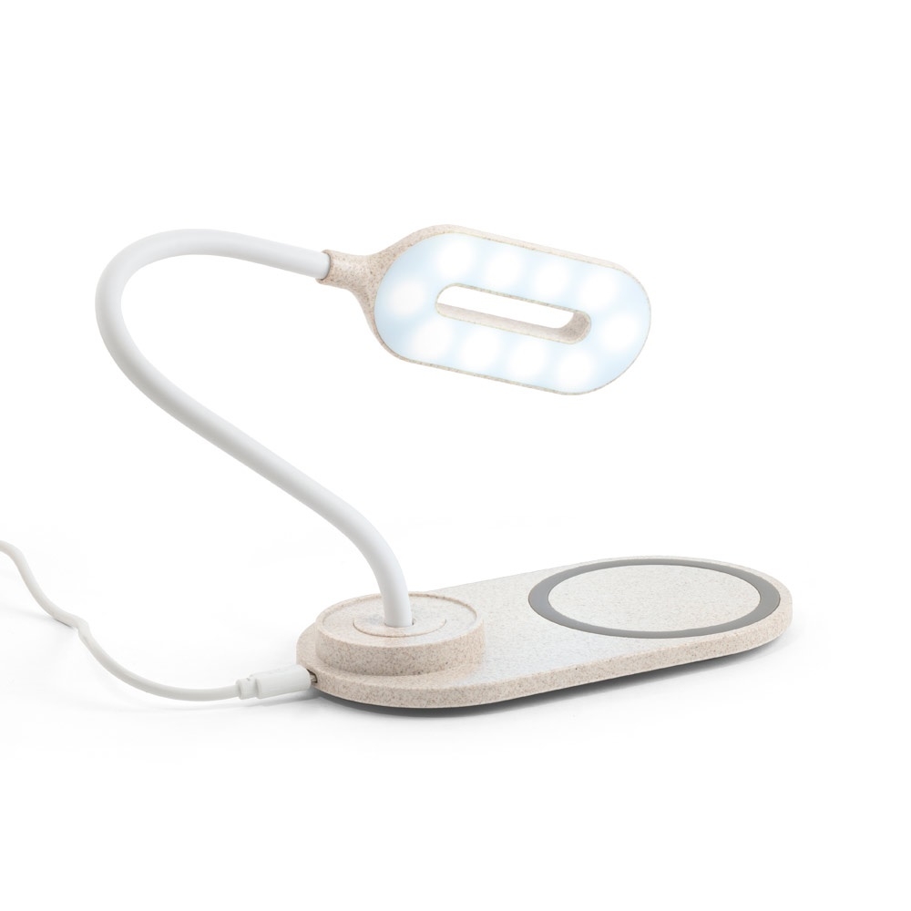 OZZEL. Table lamp with wireless charger (Fast, 10W)