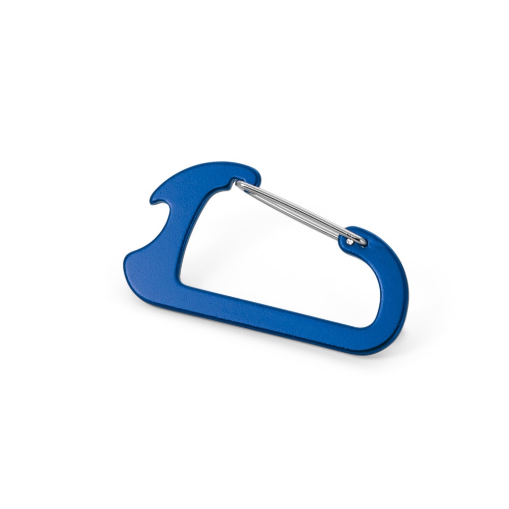 CLOSE. Carabiner with bottle opener