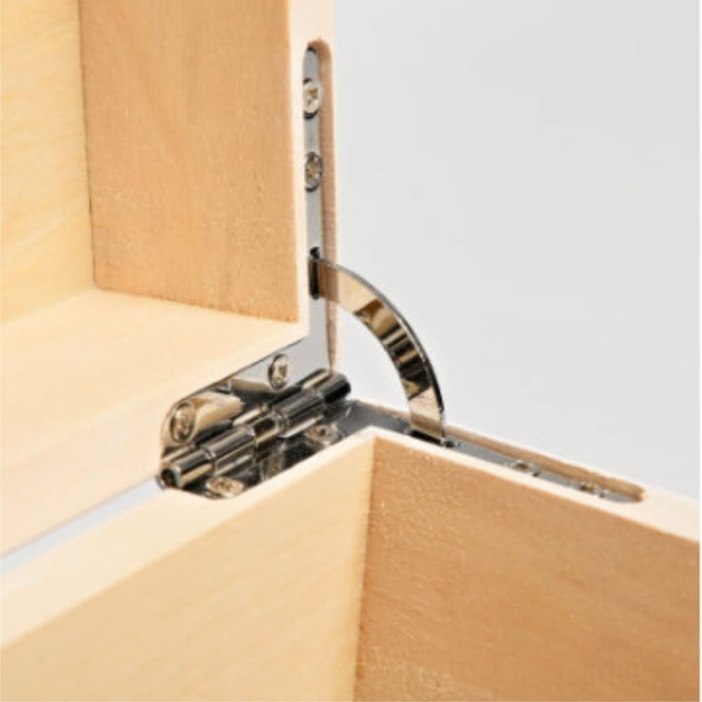 Branded white Wooden Box