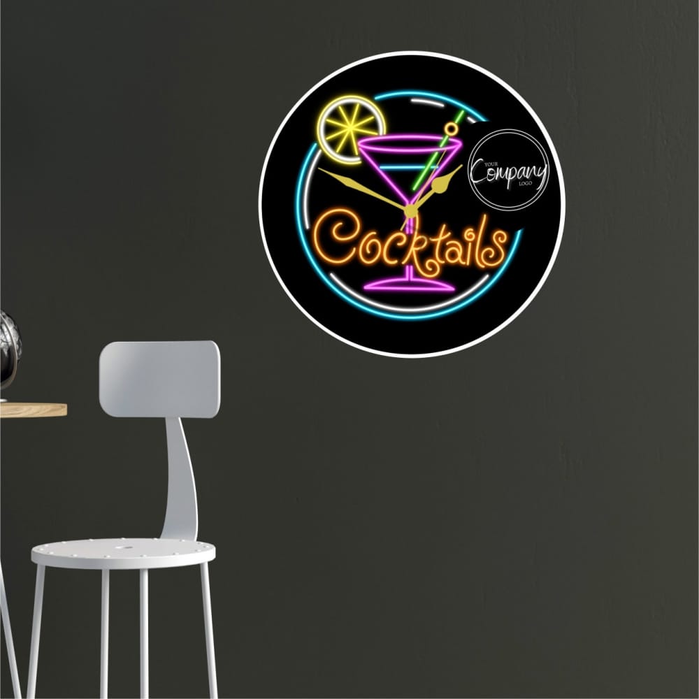 Cocktails Clock