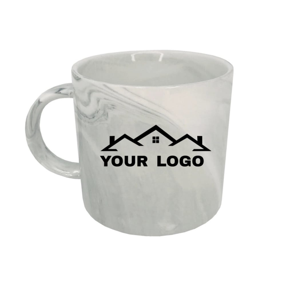 Estate Agent Grey Marble Branded Mug x10