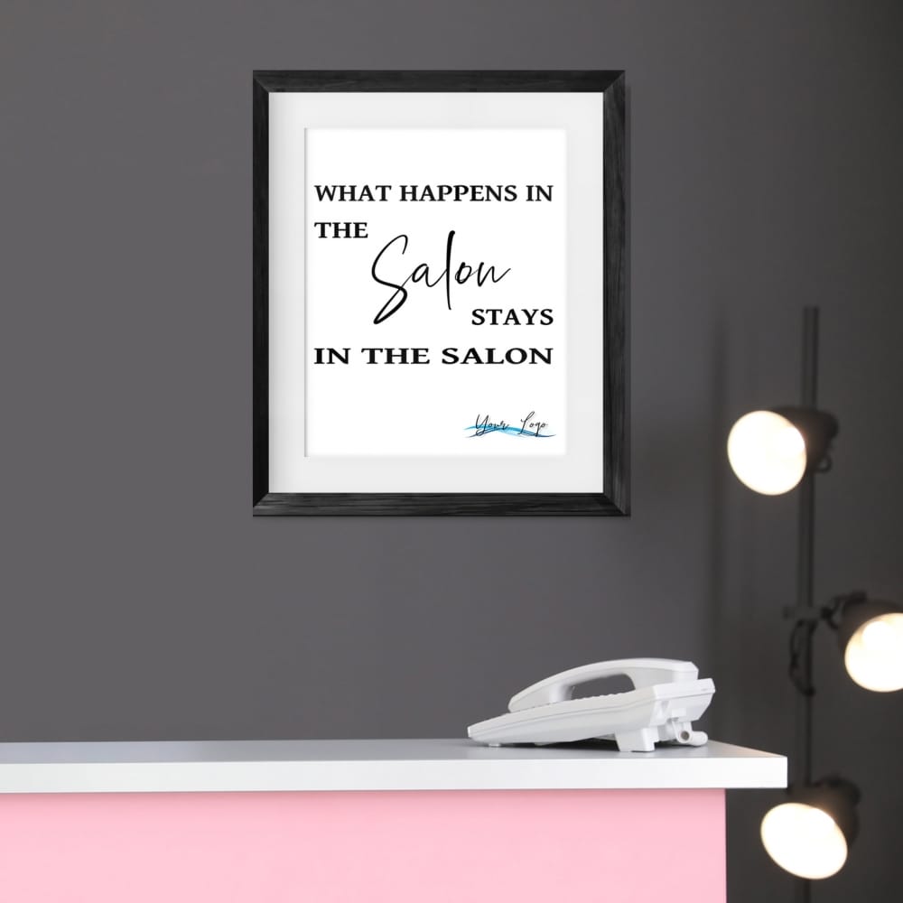 What happens in the salon print