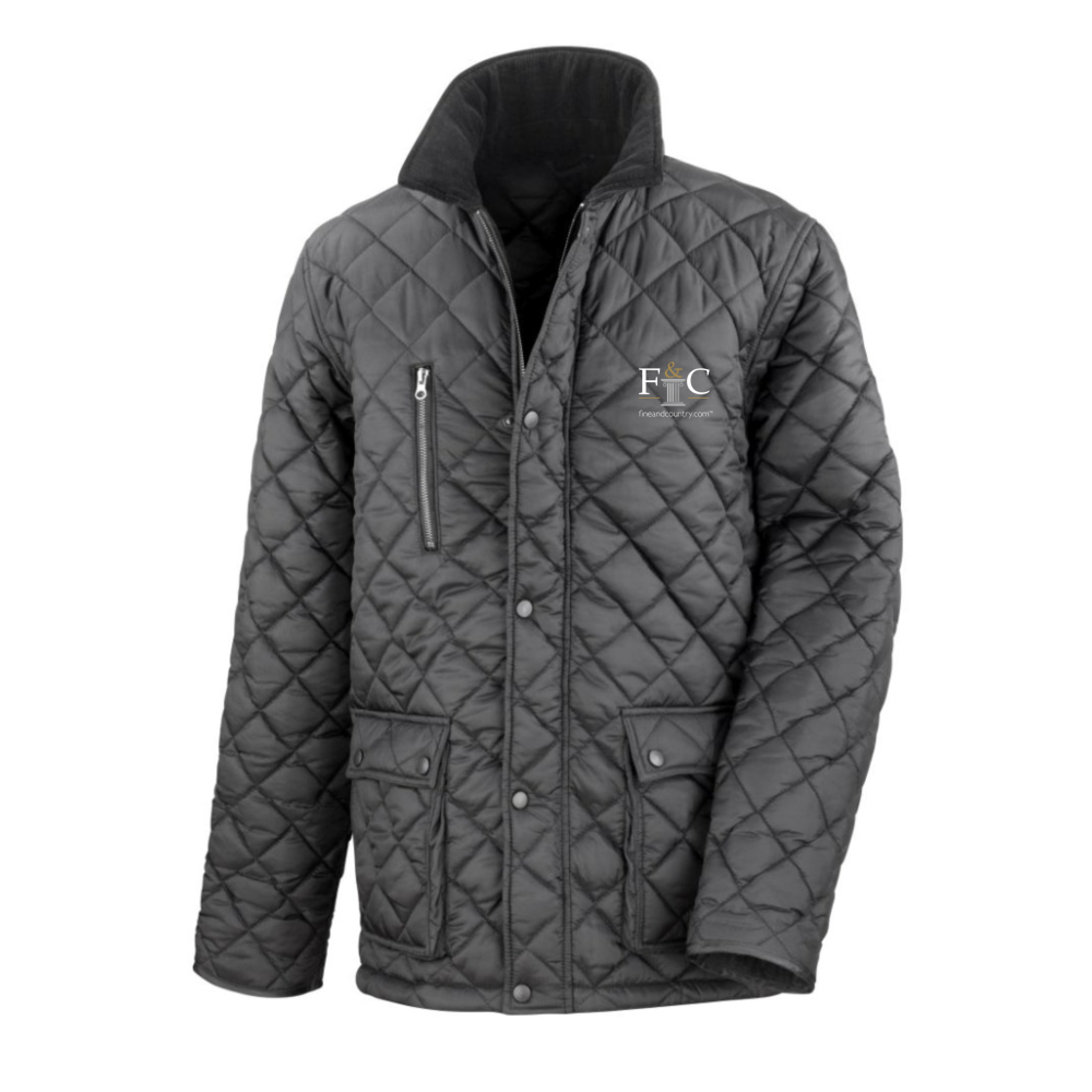 Fine & Country embroidered Result Urban Cheltenham Gold Jacket
