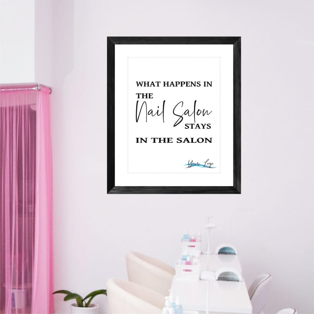 What happens in the nail salon print